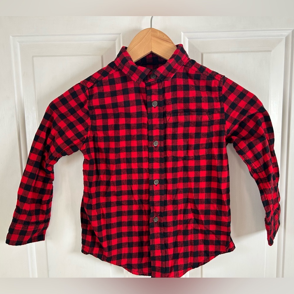 Cat & Jack Buffalo Plaid Shirt